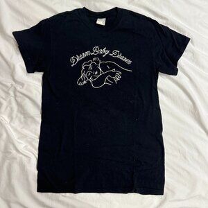 Strangers "Dream Baby Dream" Graphic Black T-Shirt Size Small